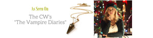 Caroline's Spike Necklace featured on The Vampire Diaries Television Show