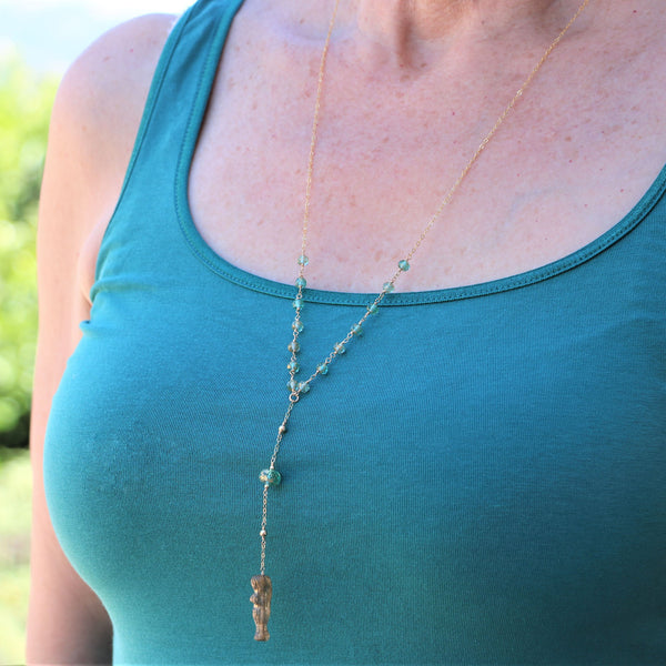 Mermaid Y Style Layering Necklace  - Sienna Grace Jewelry