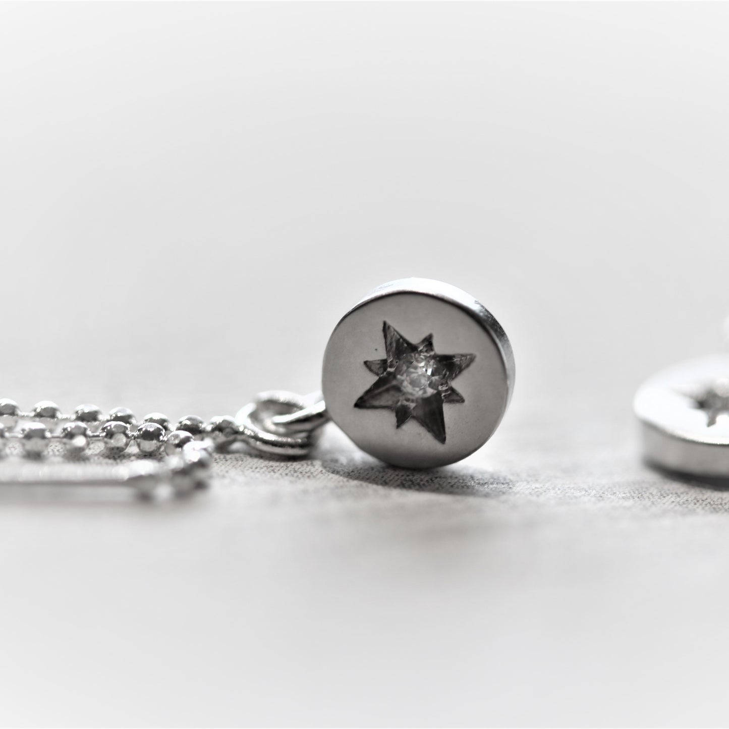 North Star Threader Style Earrings Gold Filled or Sterling Silver - Sienna Grace Jewelry