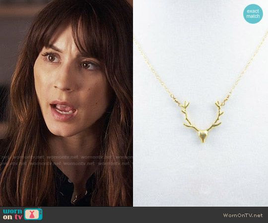 Silver Deer Necklace As Seen on Pretty Little Liars Spencer Hastings - Sienna Grace Jewelry | Pretty Little Handcrafted Sparkles