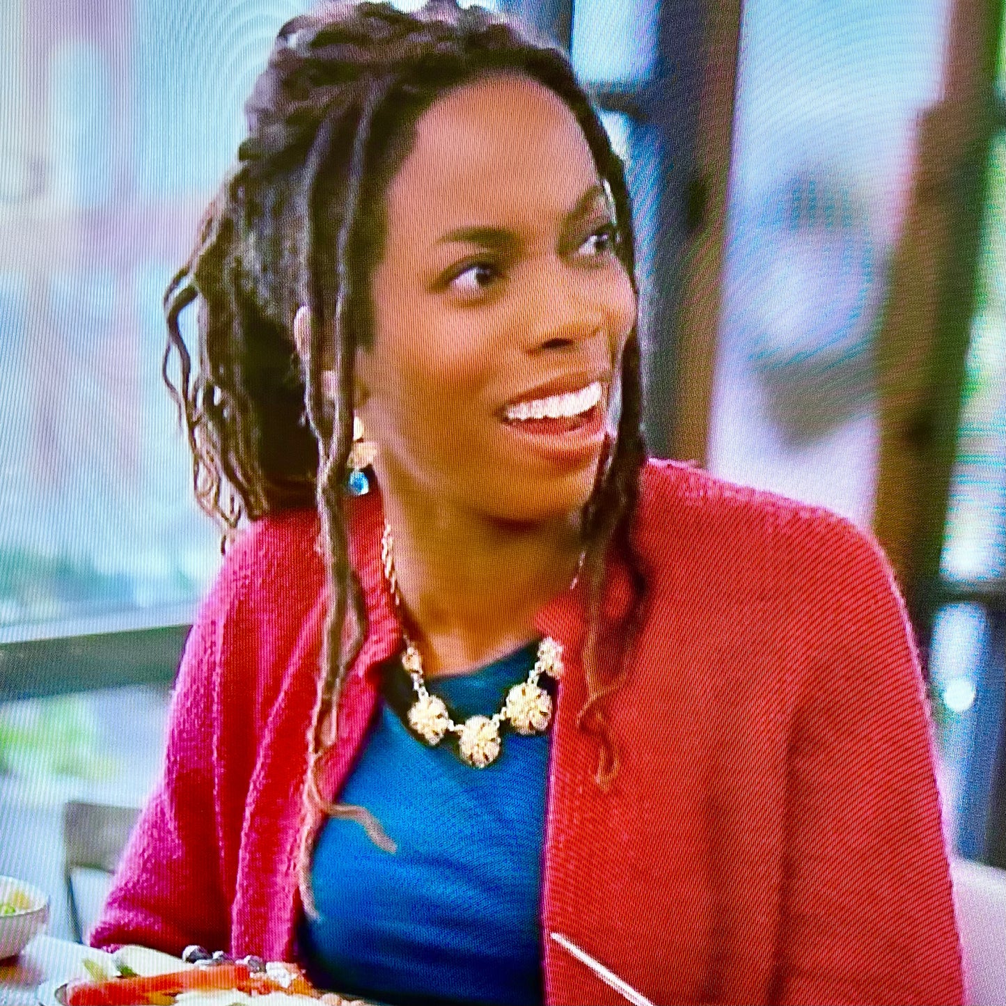 As Seen On TV Home Economics Brass and Glass Drop Earrings