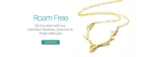 Deer Necklace Featured on Pretty Little Liars Image