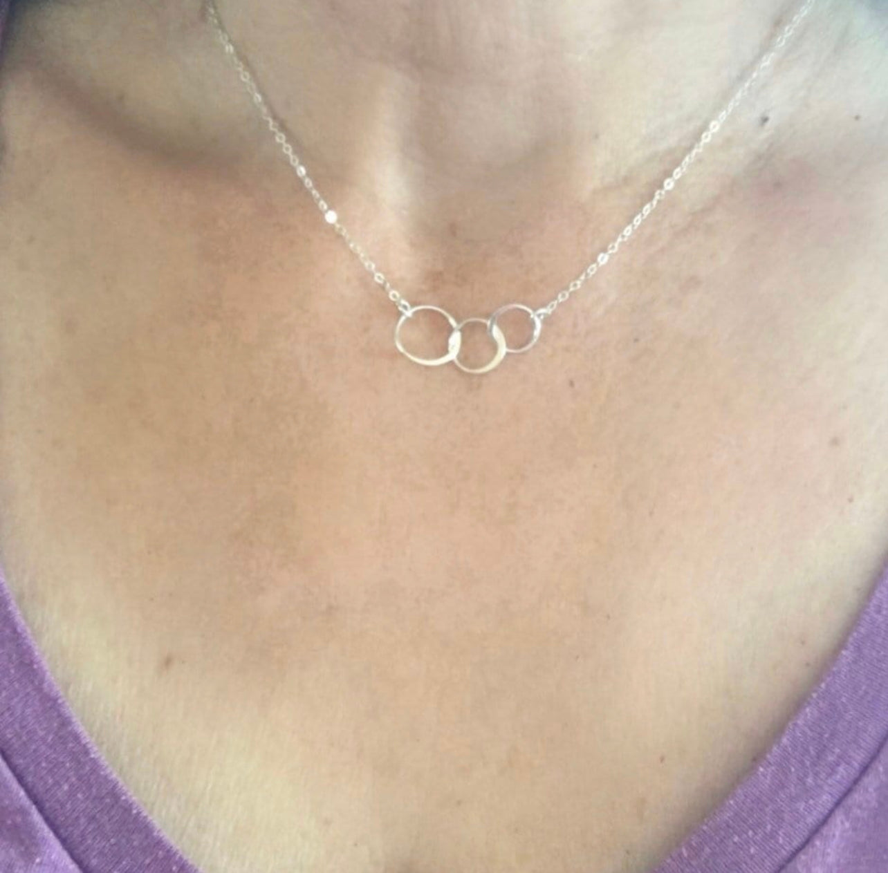 Three Rings Eternity Necklace