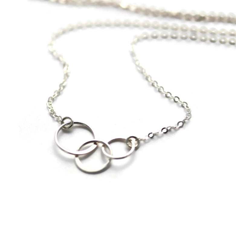 Three Rings Eternity Necklace