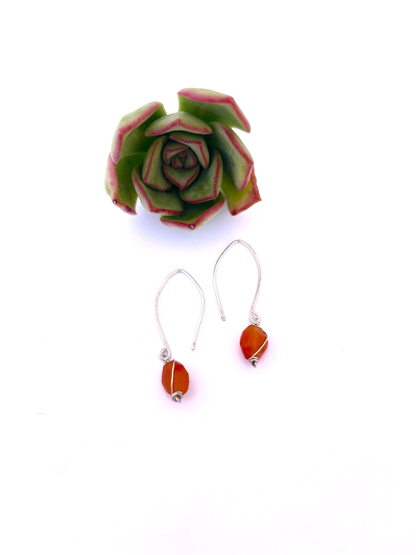 Carnelian Drop Earrings