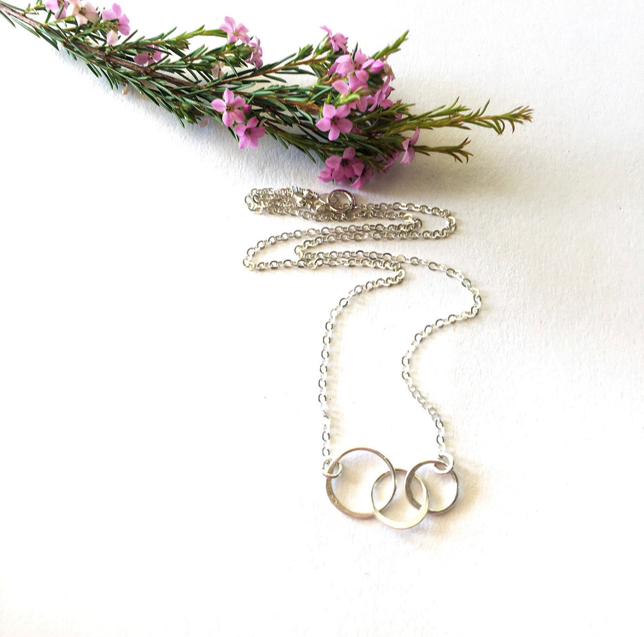 Three Rings Eternity Necklace