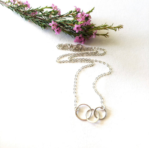 Three Rings Eternity Necklace