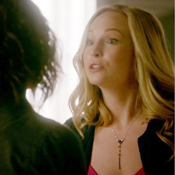 As Seen on The Vampire Diaries Season 8 Caroline's Lapis Lazuli Necklace - Sienna Grace Jewelry | Pretty Little Handcrafted Sparkles