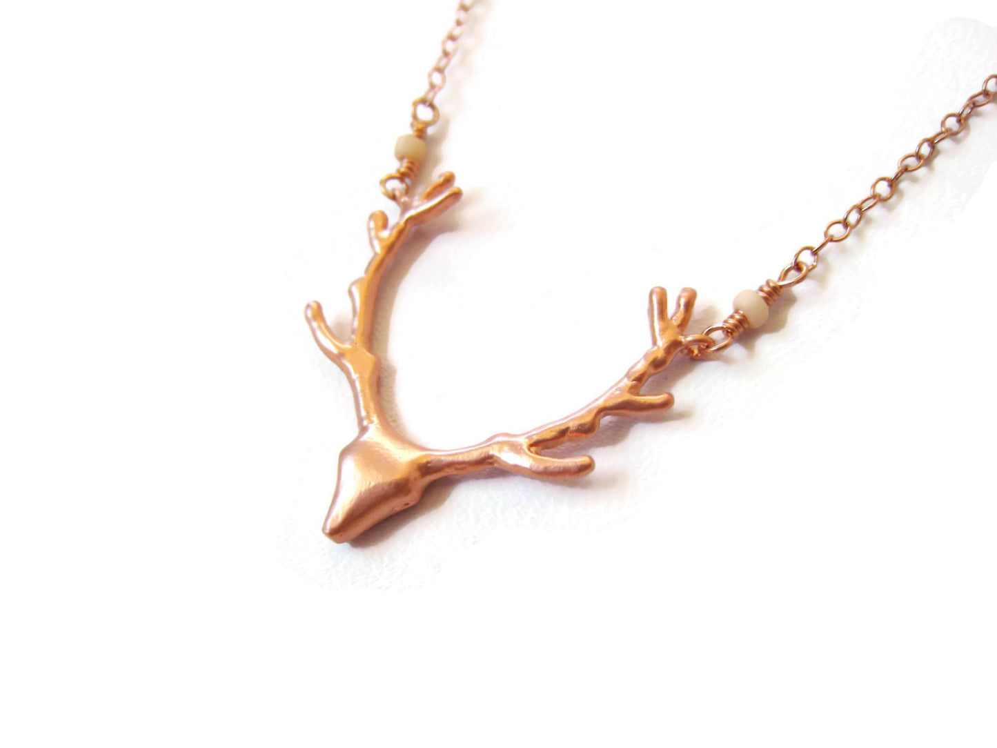 As Seen On Pretty Little Liars Rose Gold Deer Necklace - Sienna Grace Jewelry | Pretty Little Handcrafted Sparkles