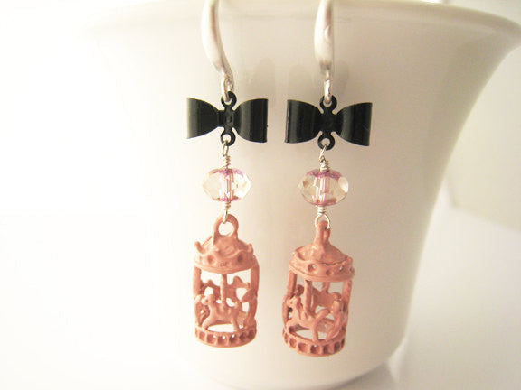 Merry Go Round Carousel Earrings - Sienna Grace Jewelry | Pretty Little Handcrafted Sparkles