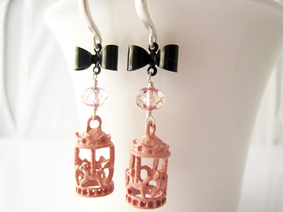 Merry Go Round Carousel Earrings - Sienna Grace Jewelry | Pretty Little Handcrafted Sparkles