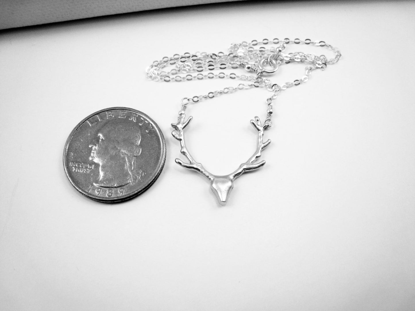 Silver Deer Necklace As Seen on Pretty Little Liars Spencer Hastings - Sienna Grace Jewelry | Pretty Little Handcrafted Sparkles