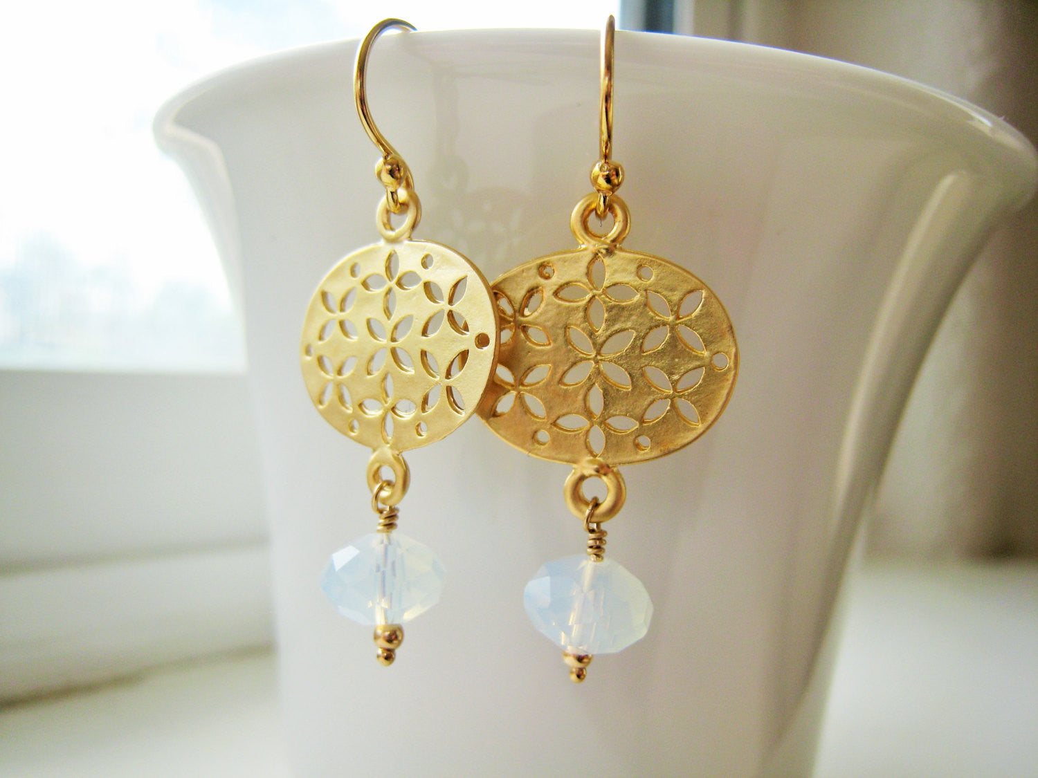 As Seen On TV Jane The Virgin Earrings Gold Version - Sienna Grace Jewelry | Pretty Little Handcrafted Sparkles