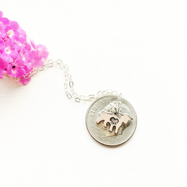 Goat Necklace in Silver or Gold Goat Yoga Jewelry - Sienna Grace Jewelry | Pretty Little Handcrafted Sparkles