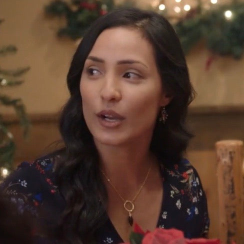 Smoky Dew Drop Quartz Gold Necklace As Seen on Lifetime's The Christmas Edition - Sienna Grace Jewelry